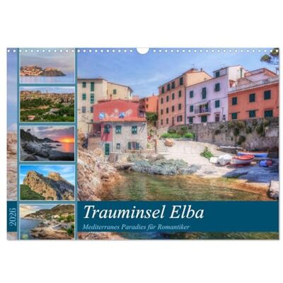 CALVENDO Trauminsel Elba: Mediterranes Paradies für Romantiker (Wandkalender 2026 DIN A3 quer), Monatskalender: Die immergrüne Insel Elba ist eine der schönnsten im Mittelmeer. ( Orte) CALVENDO Trauminsel Elba: Mediterranes Paradies für Romantiker (Wandkalender 2026 DIN A3 quer), Monatskalender: Die immergrüne Insel Elba ist eine der schönnsten im Mittelmeer. ( Orte)