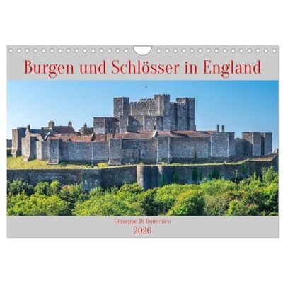 CALVENDO Burgen und Schlösser in England (Wandkalender 2026 DIN A4 quer), Monatskalender: Fotografischer Rundgang zu einigen schönen Schlösser und Burgen Englands ( Orte) CALVENDO Burgen und Schlösser in England (Wandkalender 2026 DIN A4 quer), Monatskalender: Fotografischer Rundgang zu einigen schönen Schlösser und Burgen Englands ( Orte)