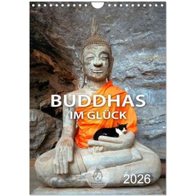 CALVENDO Buddhas im Glück (Wandkalender 2026 DIN A4 hoch), Monatskalender: Buddha-Statuen aus Asien ( Glaube) CALVENDO Buddhas im Glück (Wandkalender 2026 DIN A4 hoch), Monatskalender: Buddha-Statuen aus Asien ( Glaube)