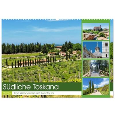 CALVENDO Südliche Toskana (Wandkalender 2026 DIN A2 quer), Monatskalender: Die Toskana ist ein traumhaftes Wandergebiet. ( Orte) CALVENDO Südliche Toskana (Wandkalender 2026 DIN A2 quer), Monatskalender: Die Toskana ist ein traumhaftes Wandergebiet. ( Orte)