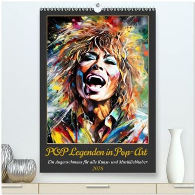 CALVENDO POP Legenden in Pop-Art (hochwertiger Premium Wandkalender 2026 DIN A2 hoch), Kunstdruck in Hochglanz: Ein Augenschmaus für alle Kunst- und Musikliebhaber ( Kunst) CALVENDO POP Legenden in Pop-Art (hochwertiger Premium Wandkalender 2026 DIN A2 hoch), Kunstdruck in Hochglanz: Ein Augenschmaus für alle Kunst- und Musikliebhaber ( Kunst)