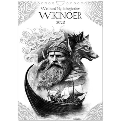 CALVENDO Welt und Mythologie der Wikinger (Wandkalender 2026 DIN A4 hoch), Monatskalender: Entdecke die faszinierende Welt und Mythologie der Wikinger Monat für Monat ( Kunst) CALVENDO Welt und Mythologie der Wikinger (Wandkalender 2026 DIN A4 hoch), Monatskalender: Entdecke die faszinierende Welt und Mythologie der Wikinger Monat für Monat ( Kunst)