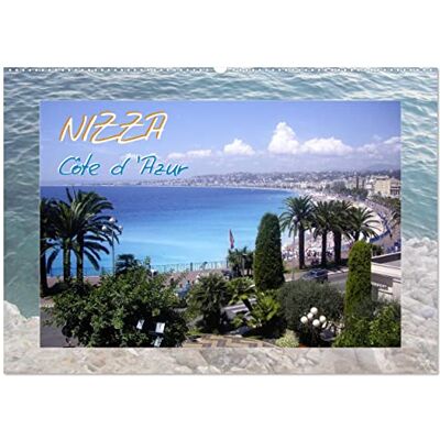CALVENDO Nizza, Côte d'Azur (Wandkalender 2026 DIN A2 quer), Monatskalender: Aufnahmen aus Nizza und Umgebung. ( Orte) CALVENDO Nizza, Côte d'Azur (Wandkalender 2026 DIN A2 quer), Monatskalender: Aufnahmen aus Nizza und Umgebung. ( Orte)
