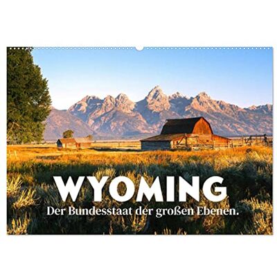CALVENDO Wyoming Der Bundesstaat der großen Ebenen. (Wandkalender 2026 DIN A2 quer), Monatskalender: Wunderschöne Berge und hinreißende Tiere. ( Orte) CALVENDO Wyoming Der Bundesstaat der großen Ebenen. (Wandkalender 2026 DIN A2 quer), Monatskalender: Wunderschöne Berge und hinreißende Tiere. ( Orte)