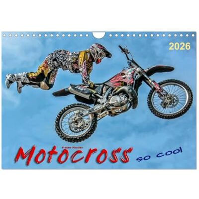 CALVENDO Motocross so cool (Wandkalender 2026 DIN A4 quer), Monatskalender: Motocross, faszinierender Extremsport mit spektakulären Sprüngen ( Sport) CALVENDO Motocross so cool (Wandkalender 2026 DIN A4 quer), Monatskalender: Motocross, faszinierender Extremsport mit spektakulären Sprüngen ( Sport)