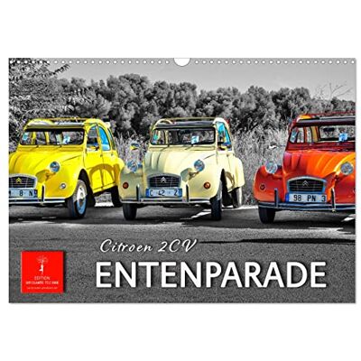 CALVENDO Citroën 2CV Entenparade (Wandkalender 2026 DIN A3 quer), Monatskalender: Von der Bauernkutsche zum Kultobjekt. ( Mobilitaet) CALVENDO Citroën 2CV Entenparade (Wandkalender 2026 DIN A3 quer), Monatskalender: Von der Bauernkutsche zum Kultobjekt. ( Mobilitaet)