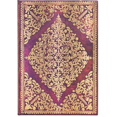 Paperblanks Viola (Diamond Rosette) Midi Lined Hardcover Journal: Hardcover mit Elastikbandverschluss Paperblanks Viola (Diamond Rosette) Midi Lined Hardcover Journal: Hardcover mit Elastikbandverschluss