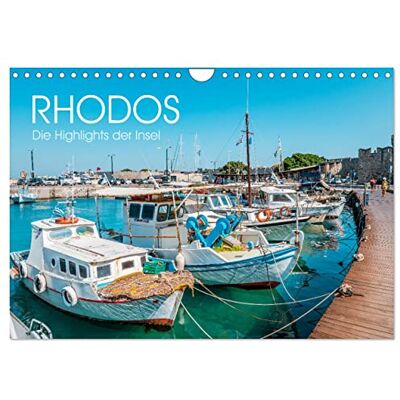 CALVENDO Rhodos Die Highlights der Insel (Wandkalender 2026 DIN A4 quer), Monatskalender: Die beliebtesten Orte der griechischen Insel Rhodos ( Orte) CALVENDO Rhodos Die Highlights der Insel (Wandkalender 2026 DIN A4 quer), Monatskalender: Die beliebtesten Orte der griechischen Insel Rhodos ( Orte)
