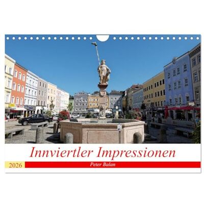 CALVENDO Innviertler Impressionen (Wandkalender 2026 DIN A4 quer), Monatskalender: Zwischen Inn und Kobernaußerwald gibt es viel zu entdecken. ( Orte) CALVENDO Innviertler Impressionen (Wandkalender 2026 DIN A4 quer), Monatskalender: Zwischen Inn und Kobernaußerwald gibt es viel zu entdecken. ( Orte)
