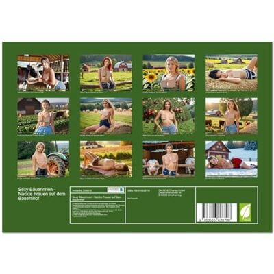 CALVENDO Sexy Bäuerinnen Nackte Frauen auf dem Bauernhof (Wandkalender 2026 DIN A4 quer), Monatskalender: Nackte Frauen mit Brüsten auf dem ... Feld und vor dem Traktor. ( Erotik) CALVENDO Sexy Bäuerinnen Nackte Frauen auf dem Bauernhof (Wandkalender 2026 DIN A4 quer), Monatskalender: Nackte Frauen mit Brüsten auf dem ... Feld und vor dem Traktor. ( Erotik)