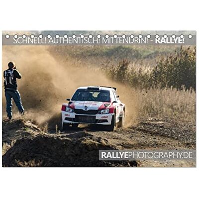 CALVENDO SCHNELL! AUTHENTISCH! MITTENDRIN! RALLYE! (Tischkalender 2026 DIN A5 quer), Monatskalender: Tauchen Sie abseits der regulären Rennstrecken in die Welt des Motorsports! ( Sport) CALVENDO SCHNELL! AUTHENTISCH! MITTENDRIN! RALLYE! (Tischkalender 2026 DIN A5 quer), Monatskalender: Tauchen Sie abseits der regulären Rennstrecken in die Welt des Motorsports! ( Sport)