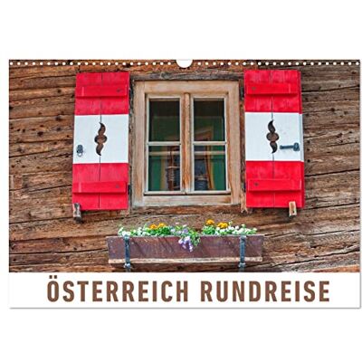 CALVENDO Österreich Rundreise (Wandkalender 2026 DIN A3 quer), Monatskalender: Eine fotografische Rundreise zu den schönsten Orten Österreichs ( Orte) CALVENDO Österreich Rundreise (Wandkalender 2026 DIN A3 quer), Monatskalender: Eine fotografische Rundreise zu den schönsten Orten Österreichs ( Orte)