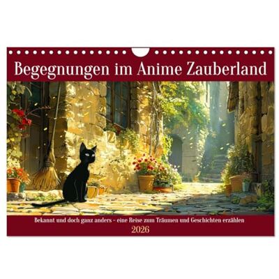 CALVENDO Begegnungen im Anime Zauberland (Wandkalender 2026 DIN A4 quer), Monatskalender: Anime heißt, liebevolle Geschichten erzählen ( Hobbys) CALVENDO Begegnungen im Anime Zauberland (Wandkalender 2026 DIN A4 quer), Monatskalender: Anime heißt, liebevolle Geschichten erzählen ( Hobbys)