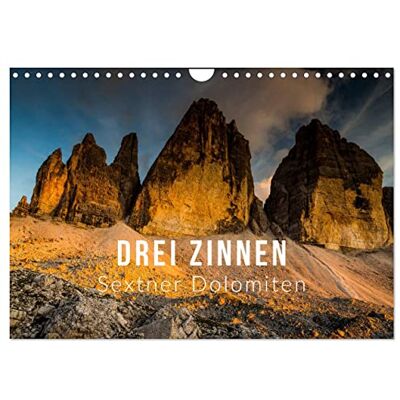 CALVENDO Drei Zinnen. Sextner Dolomiten (Wandkalender 2026 DIN A4 quer), Monatskalender: Drei Zinnen 4 Jahreszeiten Wandschmuck für jeden Freund der Berge! ( Natur) CALVENDO Drei Zinnen. Sextner Dolomiten (Wandkalender 2026 DIN A4 quer), Monatskalender: Drei Zinnen 4 Jahreszeiten Wandschmuck für jeden Freund der Berge! ( Natur)