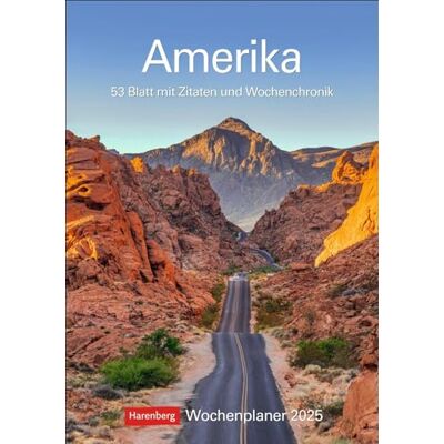 Harenberg Amerika Wochenplaner 2025 53 Blatt mit Zitaten und Wochenchronik: Kalender mit Zitaten, Fotos und Wochenkalendarium. Terminplaner für Übersicht im ... hochwertigen Fotos (Wochenplaner ) Harenberg Amerika Wochenplaner 2025 53 Blatt mit Zitaten und Wochenchronik: Kalender mit Zitaten, Fotos und Wochenkalendarium. Terminplaner für Übersicht im ... hochwertigen Fotos (Wochenplaner )