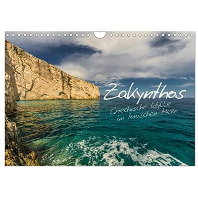 CALVENDO Zakynthos Griechische Idylle im Ionischen Meer (Wandkalender 2026 DIN A4 quer), Monatskalender: Impressionen von der Ionischen Insel Zakynthos ( Orte) CALVENDO Zakynthos Griechische Idylle im Ionischen Meer (Wandkalender 2026 DIN A4 quer), Monatskalender: Impressionen von der Ionischen Insel Zakynthos ( Orte)