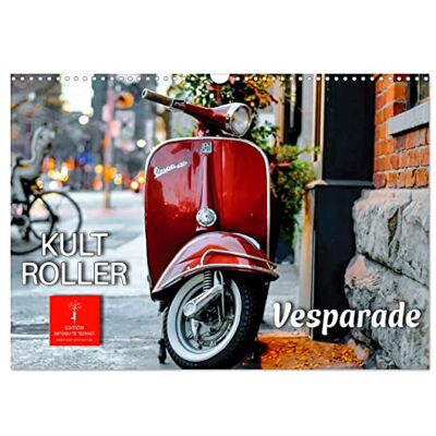 CALVENDO Kult Roller Vesparade (Wandkalender 2026 DIN A3 quer), Monatskalender: Vom einfachen Motorroller zum Kultobjekt. ( Mobilitaet) CALVENDO Kult Roller Vesparade (Wandkalender 2026 DIN A3 quer), Monatskalender: Vom einfachen Motorroller zum Kultobjekt. ( Mobilitaet)