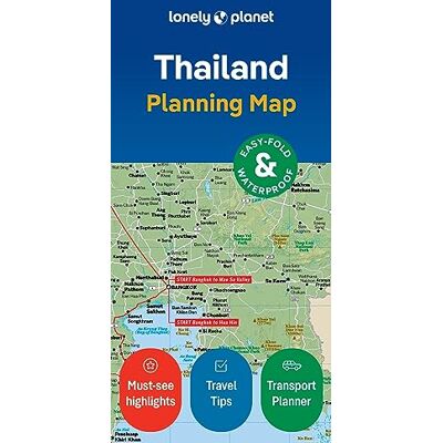 Lonely Planet Thailand Planning Map: Durable Waterproof Travel Map with Easy-Fold Format, Itineraries & Transport Guide for Bangkok, Chiang Mai, Phuket & More Lonely Planet Thailand Planning Map: Durable Waterproof Travel Map with Easy-Fold Format, Itineraries & Transport Guide for Bangkok, Chiang Mai, Phuket & More