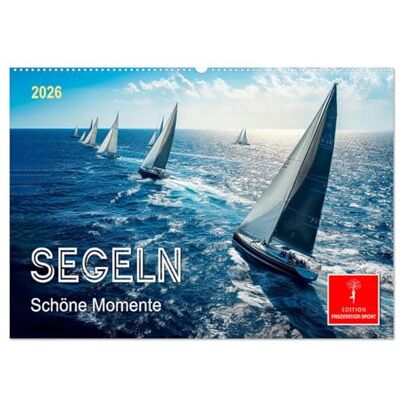 CALVENDO Segeln schöne Momente (Wandkalender 2026 DIN A2 quer), Monatskalender: Sonne, Wind und Wellen bis zum Horizont. ( Sport) CALVENDO Segeln schöne Momente (Wandkalender 2026 DIN A2 quer), Monatskalender: Sonne, Wind und Wellen bis zum Horizont. ( Sport)