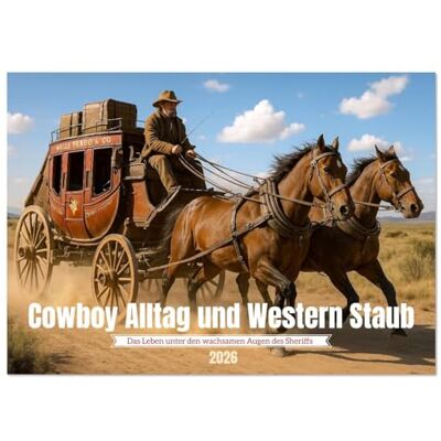 CALVENDO Cowboy Alltag und Western Staub (Wandkalender 2026 DIN A4 quer), Monatskalender: Ikonische Wildwest-Romantik in Bildern, die den Geist des Abenteuers atmen. ( Wissenschaft) CALVENDO Cowboy Alltag und Western Staub (Wandkalender 2026 DIN A4 quer), Monatskalender: Ikonische Wildwest-Romantik in Bildern, die den Geist des Abenteuers atmen. ( Wissenschaft)