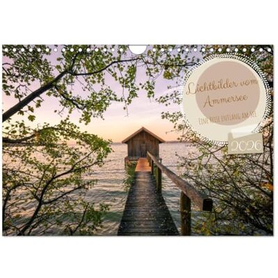 CALVENDO Lichtbilder vom Ammersee (Wandkalender 2026 DIN A4 quer), Monatskalender: Der Ammersee Kalender großartige Landschaftsaufnahmen mit Bergen, Bootshäusern, Booten und Stegen ( Natur) CALVENDO Lichtbilder vom Ammersee (Wandkalender 2026 DIN A4 quer), Monatskalender: Der Ammersee Kalender großartige Landschaftsaufnahmen mit Bergen, Bootshäusern, Booten und Stegen ( Natur)