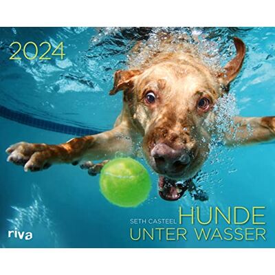 RIVA Hunde unter Wasser 2024: Wandkalender. Mit 12 einzigartigen Fotografien. Das perfekte Geschenk für alle Hundebesitzer, Hundeliebhaber zu Weihnachten RIVA Hunde unter Wasser 2024: Wandkalender. Mit 12 einzigartigen Fotografien. Das perfekte Geschenk für alle Hundebesitzer, Hundeliebhaber zu Weihnachten