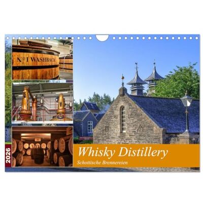 CALVENDO Whisky Distillery Schottische Brennereien (Wandkalender 2026 DIN A4 quer), Monatskalender: Streifzug zum Ursprung des Wasser des Lebens. ( Orte) CALVENDO Whisky Distillery Schottische Brennereien (Wandkalender 2026 DIN A4 quer), Monatskalender: Streifzug zum Ursprung des Wasser des Lebens. ( Orte)