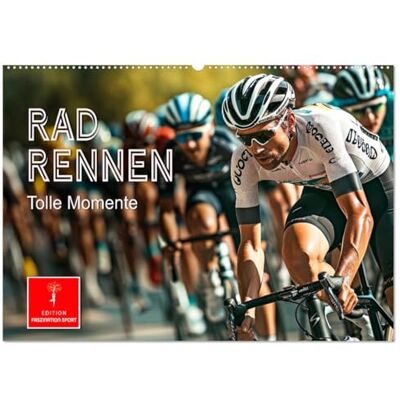 CALVENDO Radrennen tolle Momente (Wandkalender 2026 DIN A2 quer), Monatskalender: Spannende Straßenrennen grandiose Bilder. ( Sport) CALVENDO Radrennen tolle Momente (Wandkalender 2026 DIN A2 quer), Monatskalender: Spannende Straßenrennen grandiose Bilder. ( Sport)