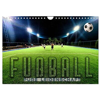 CALVENDO Fußball pure Leidenschaft (Wandkalender 2026 DIN A4 quer), Monatskalender: Packende, atmosphärische Bilder rund um das Thema Fußball ( Sport) CALVENDO Fußball pure Leidenschaft (Wandkalender 2026 DIN A4 quer), Monatskalender: Packende, atmosphärische Bilder rund um das Thema Fußball ( Sport)