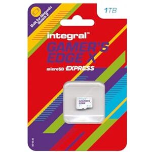 Integral 1TB Gamer's Edge X microSD Express für Switch 2 – bis zu 890MB/s Lesen, 810MB/s Schreiben, 4K, A1, NVMe, High-Speed Gaming, kürzere Ladezeiten, ultraschneller Speicher Integral 1TB Gamer's Edge X microSD Express für Switch 2 – bis zu 890MB/s Lesen, 810MB/s Schreiben, 4K, A1, NVMe, High-Speed Gaming, kürzere Ladezeiten, ultraschneller Speicher