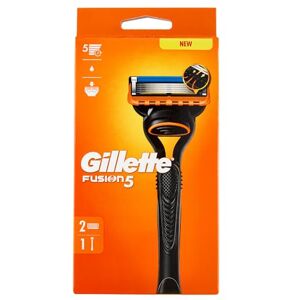 Gillette Fusion5 Herrenrasierer, Griff und 2 Kartuschen mit 5 Klingen, Präzisionsklinge für schwierige Bereiche, Gleitstreifen für flüssiges Gleiten im Gesicht, 1 Nachfüllpackung mit 20 Rasierern Gillette Fusion5 Herrenrasierer, Griff und 2 Kartuschen mit 5 Klingen, Präzisionsklinge für schwierige Bereiche, Gleitstreifen für flüssiges Gleiten im Gesicht, 1 Nachfüllpackung mit 20 Rasierern