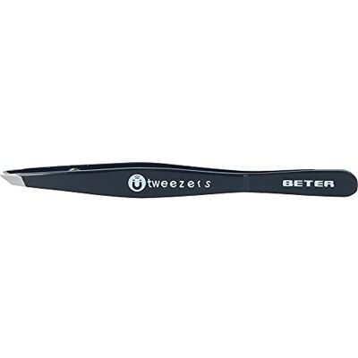 Beter Pinza Depilar Magnética Punta Oblicua Negra Beter Pinza Depilar Magnética Punta Oblicua Negra
