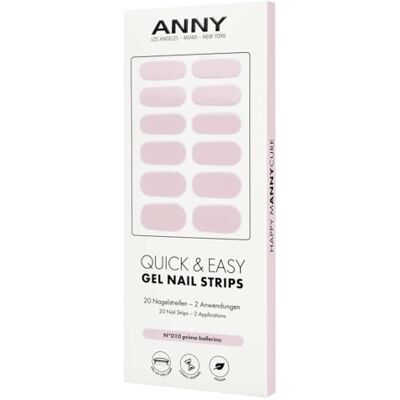 ANNY Gel Nail Strips, UV Nagelfolie zum Aufkleben, Zartes Rosa ANNY Gel Nail Strips, UV Nagelfolie zum Aufkleben, Zartes Rosa
