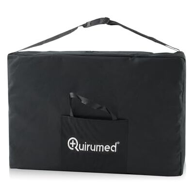 Quirumed Transportrucksack für klappbare Massageliegen, 17 x 93 x 63 cm, Nylon, schwarze Farbe, verstellbarer Griff, Vordertasche Quirumed Transportrucksack für klappbare Massageliegen, 17 x 93 x 63 cm, Nylon, schwarze Farbe, verstellbarer Griff, Vordertasche