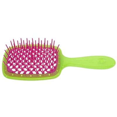 Jäneke Superbrush Small Bürste für Körper, grün, lockig, Fuchsia Jäneke Superbrush Small Bürste für Körper, grün, lockig, Fuchsia