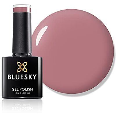 Bluesky Gel-Nagellack, Tease QXG080, Nude Pink, hell, langlebig, splitterfest, 10 ml (Trocknen unter UV-LED-Lampe erforderlich) Bluesky Gel-Nagellack, Tease QXG080, Nude Pink, hell, langlebig, splitterfest, 10 ml (Trocknen unter UV-LED-Lampe erforderlich)