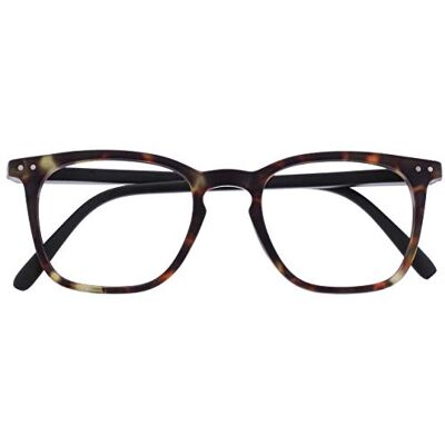 OPULIZE Bex Fernbrille Kurzsichtigkeit Groß Quadrat Cool Designer Rahmen Federscharniere Kratzfest Braun Schildpatt Herren Damen M64-2 -2.50 OPULIZE Bex Fernbrille Kurzsichtigkeit Groß Quadrat Cool Designer Rahmen Federscharniere Kratzfest Braun Schildpatt Herren Damen M64-2 -2.50