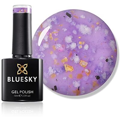 Bluesky Gel-Nagellack, Flower Gel, Wisteria Whisper, BFL04, Lila, Gelee, langlebig, splitterfest, (muss unter UV- oder LED-Lampe getrocknet werden) Bluesky Gel-Nagellack, Flower Gel, Wisteria Whisper, BFL04, Lila, Gelee, langlebig, splitterfest, (muss unter UV- oder LED-Lampe getrocknet werden)