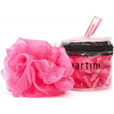 Martini Spa Massage Color Netzstoff-Schwamm, aus Polyethylen, zufällige Farbe (grün, orange, hellrosa), 55 g, 1 Stück Martini Spa Massage Color Netzstoff-Schwamm, aus Polyethylen, zufällige Farbe (grün, orange, hellrosa), 55 g, 1 Stück