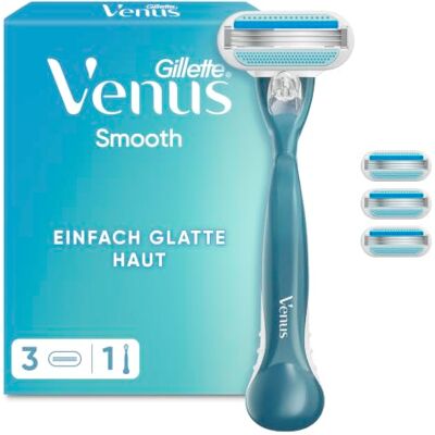 Gillette Venus Smooth Rasierer Damen, Blau Gillette Venus Smooth Rasierer Damen, Blau