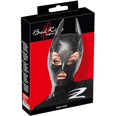 Bad Kitty Kopfmaske Schwarz Einheitsgröße Bad Kitty Kopfmaske Schwarz Einheitsgröße