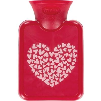 Fashy Mini-Wärmfasche 0,3 L, rot mit Herzchen Fashy Mini-Wärmfasche 0,3 L, rot mit Herzchen