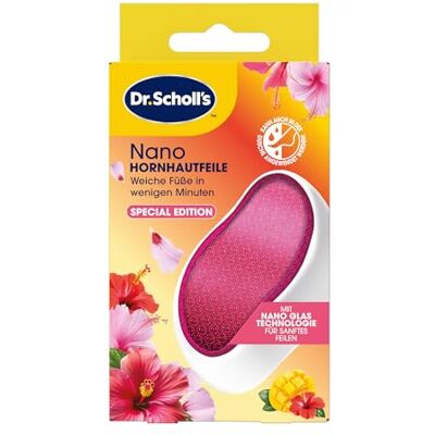 Dr. Scholl's Dr. Scholl’s Nano Glas Hornhautfeile Weiche Füße in wenigen Minuten, Hornhautentferner, Special Edition Rosa, Pediküre, Geeignet für Nasse oder Trockene Füße, Hornhaut Entfernen Fuß, Fußpflege Dr. Scholl's Dr. Scholl’s Nano Glas Hornhautfeile Weiche Füße in wenigen Minuten, Hornhautentferner, Special Edition Rosa, Pediküre, Geeignet für Nasse oder Trockene Füße, Hornhaut Entfernen Fuß, Fußpflege