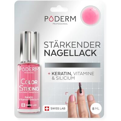 PODERM Nagelhärter Lack Gloss Shine Repariert und Stärkt durch Semipermanenten Nagellack Geschädigte und Geschwächte Nägel Biotin und Keratin Entwickelt von einem Podologen in der Schweiz PODERM Nagelhärter Lack Gloss Shine Repariert und Stärkt durch Semipermanenten Nagellack Geschädigte und Geschwächte Nägel Biotin und Keratin Entwickelt von einem Podologen in der Schweiz