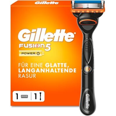 Gillette Fusion5 Power Nassrasierer Herren - Rasierer für empfindliche Haut Gillette Fusion5 Power Nassrasierer Herren - Rasierer für empfindliche Haut