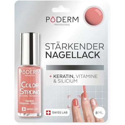 PODERM Nagelhärter Lack Light Coral Repariert und Stärkt durch Semipermanenten Nagellack Geschädigte und Geschwächte Nägel Biotin und Keratin Entwickelt von einem Podologen in der Schweiz PODERM Nagelhärter Lack Light Coral Repariert und Stärkt durch Semipermanenten Nagellack Geschädigte und Geschwächte Nägel Biotin und Keratin Entwickelt von einem Podologen in der Schweiz