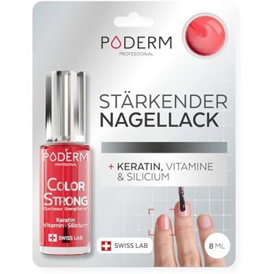 PODERM Nagelhärter Lack Gloss Vitality Repariert und Stärkt durch Semipermanenten Nagellack Geschädigte und Geschwächte Nägel Biotin und Keratin Entwickelt von einem Podologen in der Schweiz PODERM Nagelhärter Lack Gloss Vitality Repariert und Stärkt durch Semipermanenten Nagellack Geschädigte und Geschwächte Nägel Biotin und Keratin Entwickelt von einem Podologen in der Schweiz