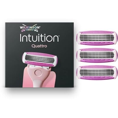Wilkinson Sword Intuition Quattro, 3 Ersatzklingen Wilkinson Sword Intuition Quattro, 3 Ersatzklingen