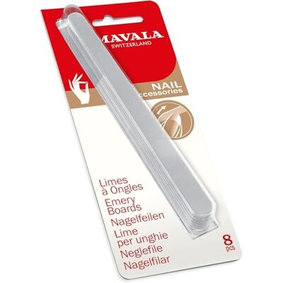 MAVALA Sandblatt Nagelfeilen, 8 Stück MAVALA Sandblatt Nagelfeilen, 8 Stück