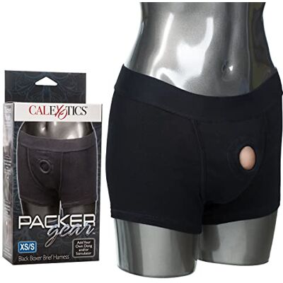 CalExotics Packer Gear Schwarze Trunks knappes Harness XS/S Pants mit Vorrichtung für Dildo CalExotics Packer Gear Schwarze Trunks knappes Harness XS/S Pants mit Vorrichtung für Dildo